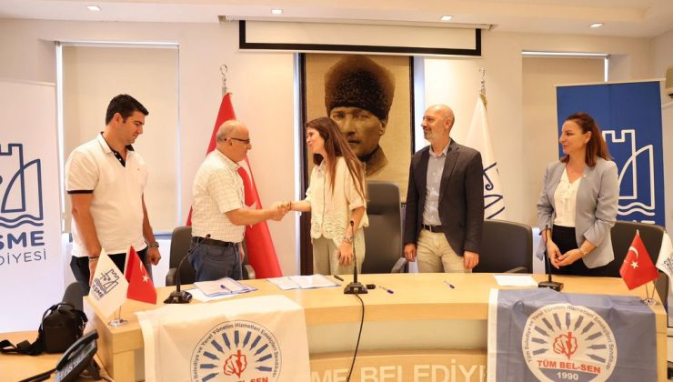 Çeşme Belediyesi ile Tüm Bel-Sen arasında yeni TİS imzalandı