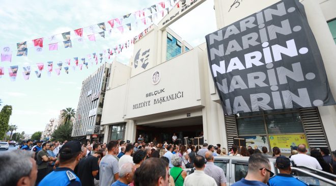 Başkan Ceritoğlu Sengel’den Narin İçin Sessiz Protesto