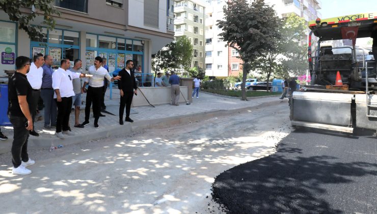 Başkan Uzun yerinde inceledi: Sema Sokak yeni görünümüne kavuşuyor