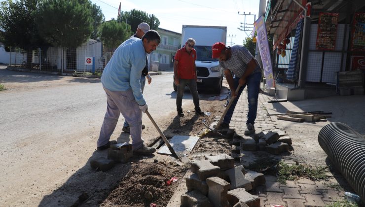 Su baskınlarına karşı çözüm: Menderes’te yağmur suyu drenaj sistemi kuruluyor