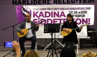 Narlıdere’de “Sanat ve Dayanışmayla Şiddete Karşı Tek Ses”